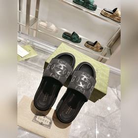 Gucci 23 новейшая (высокая версия) ограниченная серия тапочек на 