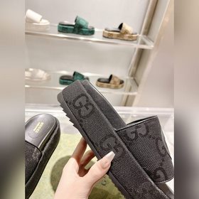 Gucci 23 новейшая (высокая версия) ограниченная серия тапочек на 