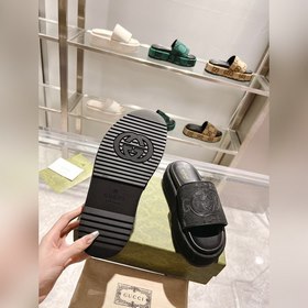 Gucci 23 новейшая (высокая версия) ограниченная серия тапочек на 