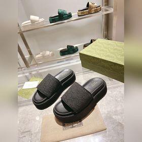 Gucci 23 новейшая (высокая версия) ограниченная серия тапочек на 