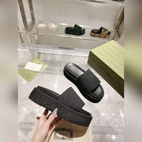 Gucci 23 новейшая (высокая версия) ограниченная серия тапочек на 