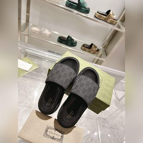 Gucci 23 новейшая (высокая версия) ограниченная серия тапочек на 