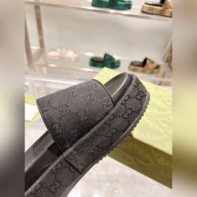 Gucci 23 новейшая (высокая версия) ограниченная серия тапочек на 