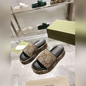Gucci 23 новейшая (высокая версия) ограниченная серия тапочек на 