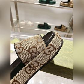 Gucci 23 новейшая (высокая версия) ограниченная серия тапочек на 