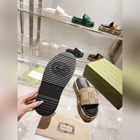 Gucci 23 новейшая (высокая версия) ограниченная серия тапочек на 