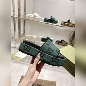 Gucci 23 новейшие (высокая версия) ограниченные тапочки на толсто