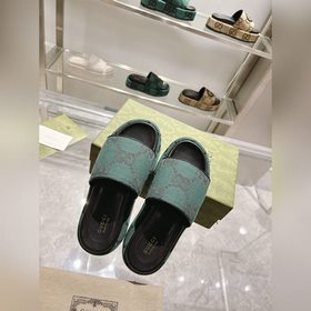 Gucci 23 новейшие (высокая версия) ограниченные тапочки на толсто