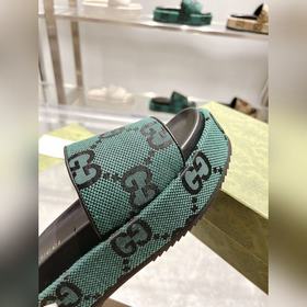 Gucci 23 новейшие (высокая версия) ограниченные тапочки на толсто