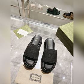 Gucci 23 новейшая (высокая версия) ограниченная серия тапочек на
