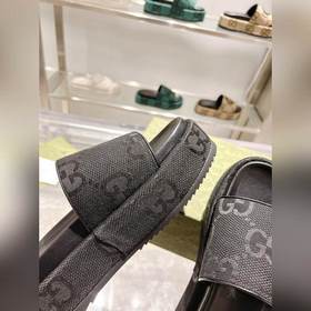 Gucci 23 новейшая (высокая версия) ограниченная серия тапочек на 