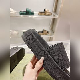 Gucci 23 новейшая (высокая версия) ограниченная серия тапочек на 
