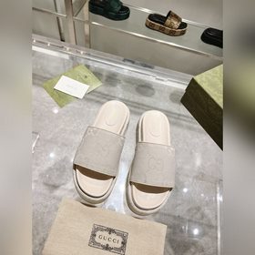 Gucci 23 новейшие (высокая версия) ограниченные тапочки на толсто