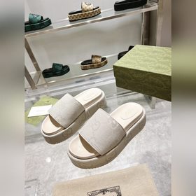 Gucci 23 новейшие (высокая версия) ограниченные тапочки на толсто