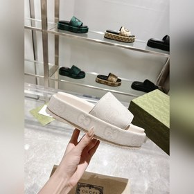 Gucci 23 новейшие (высокая версия) ограниченные тапочки на толсто