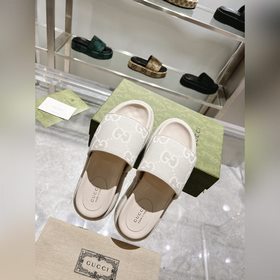 Gucci 23 новейшие (высокая версия) ограниченные тапочки на толсто