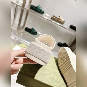 Gucci 23 новейшие (высокая версия) ограниченные тапочки на толсто