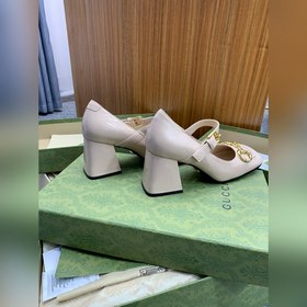 GUCCl Гуччи Новые туфли с пряжкой виде конской уздечки, с квадрат