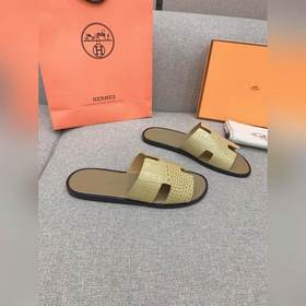 HERMES Hermes мужские классические сандалии H, приобретены в ориг