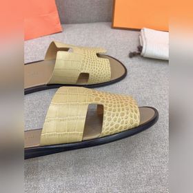 HERMES Hermes мужские классические сандалии H, приобретены в ориг