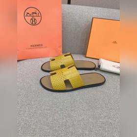 HERMES Hermes мужские классические сандалии H, приобретены в ориг