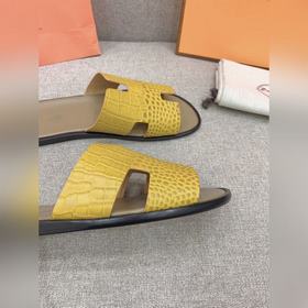 HERMES Hermes мужские классические сандалии H, приобретены в ориг