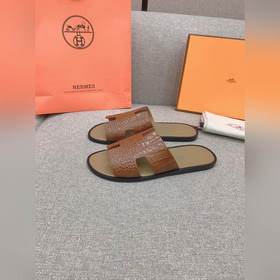 HERMES Hermes мужские классические сандалии H, приобретены в ориг