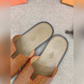 HERMES Hermes мужские классические сандалии H, приобретены в ориг