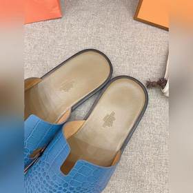 HERMES Hermes мужские классические сандалии H, приобретены в ориг