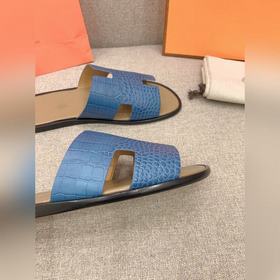HERMES Hermes мужские классические сандалии H, приобретены в ориг