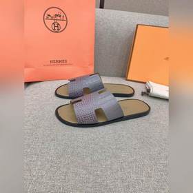 HERMES Hermes мужские классические сандалии H, приобретены в ориг