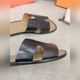 HERMES Hermes мужские классические сандалии H, приобретены в ориг