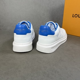 Классические мужские кроссовки LV, изготовлены из импортной кожи 