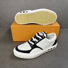 L Кроссовки LV Ollie из кожи с перфорированным узором Damier в кр