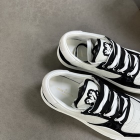 L Кроссовки LV Ollie из кожи с перфорированным узором Damier в кр