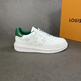 Классические мужские кроссовки LV, изготовлены из импортной кожи 
