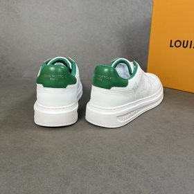 Классические мужские кроссовки LV, изготовлены из импортной кожи 