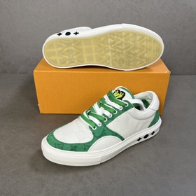 L Кроссовки LV Ollie из кожи с перфорированным узором Damier в кр