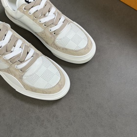 L Кроссовки LV Ollie из кожи с перфорированным узором Damier в кр