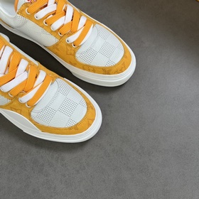 L Кроссовки LV Ollie из кожи с перфорированным узором Damier в кр