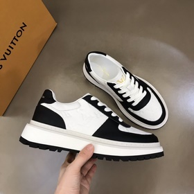 LOUIS VUITTON LV роскошные мужские кроссовки Abbesses! Верх из им