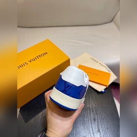 LOUIS VUITTON Мужские кроссовки LV Rivoli. На зернистой коже круп