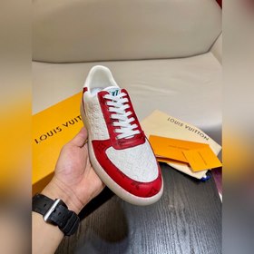 LOUIS VUITTON Мужские кроссовки LV Rivoli. На зернистой коже круп