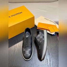 Мужские кроссовки LV Rivoli из зернистой кожи с крупным узором Da