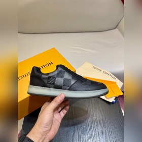 Мужские кроссовки LV Rivoli из зернистой кожи с крупным узором Da