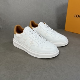 Классические мужские кроссовки LV, изготовлены из импортной кожи 