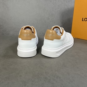 Классические мужские кроссовки LV, изготовлены из импортной кожи 