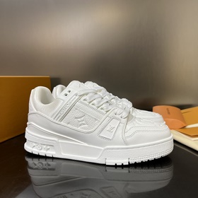 LOUIS VUITTON LV Лучшая версия для пар L Trainer кроссовки от Vir