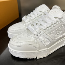 LOUIS VUITTON LV Лучшая версия для пар L Trainer кроссовки от Vir