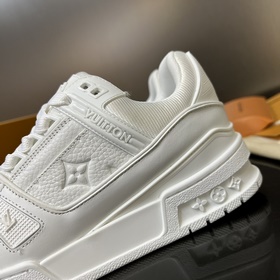 LOUIS VUITTON LV Лучшая версия для пар L Trainer кроссовки от Vir